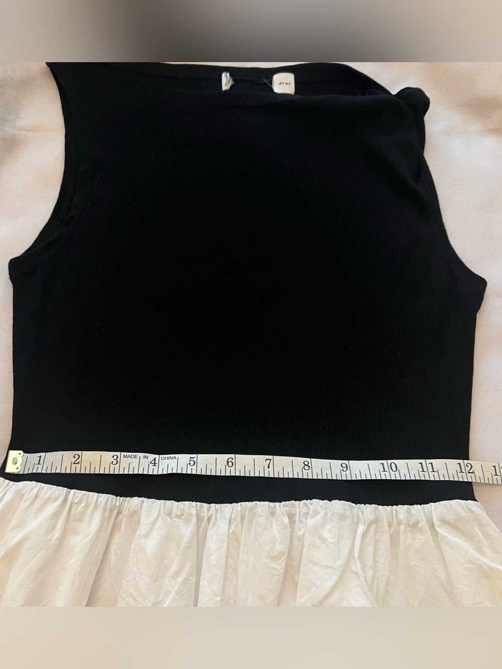 Black White
Sleeveless Fit & Flare
Midi Dress Cotton
Skirt Size S - Picture 15 of 17